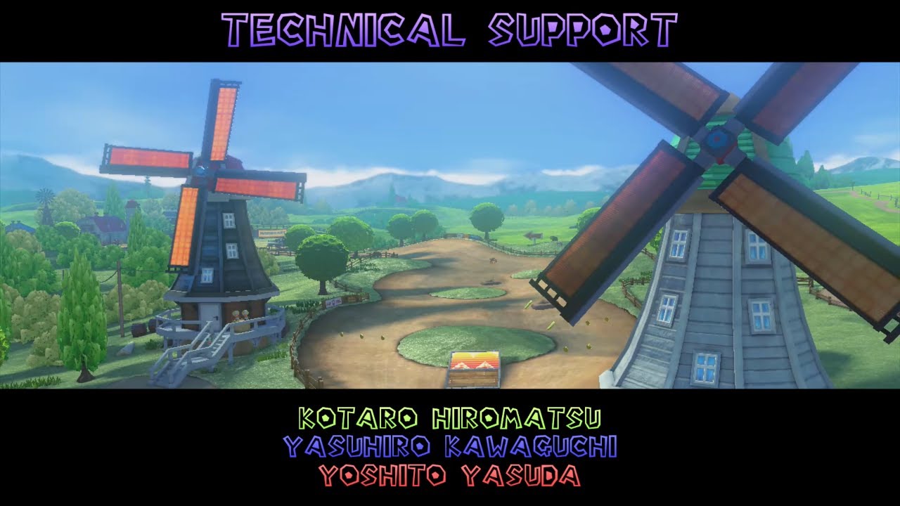 Mario Kart 8 with a Mario Kart 64 Themed End Credits