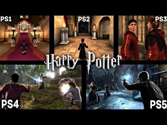 HARRY POTTER PS1 VS PS2 VS PS3 VS PS4 VS PS5 