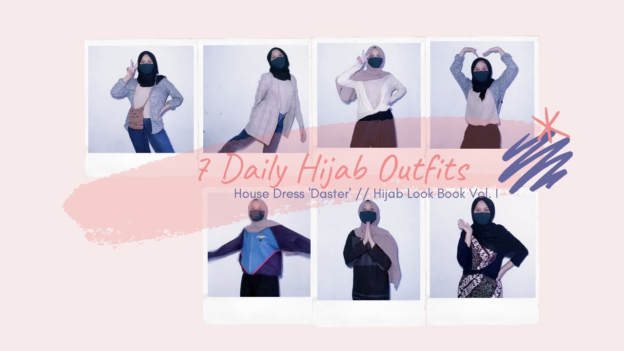 7 Daily Hijab  Outfits HOUSE DRESS DASTER  Hijab  