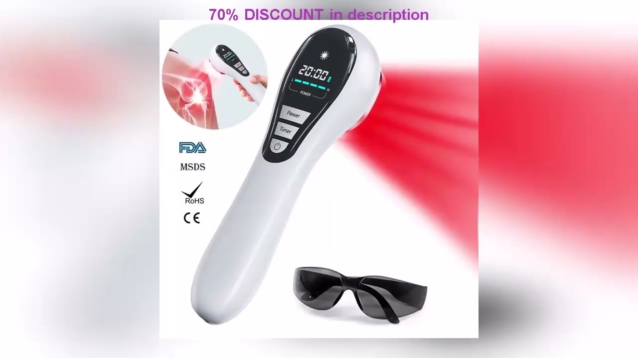 A must-have product! NEW 650nm 808nm Low Level Laser Red Light Therapy Device Cold Laser Arthritis