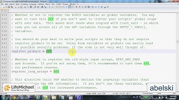 The register_globals Configuration in PHP
