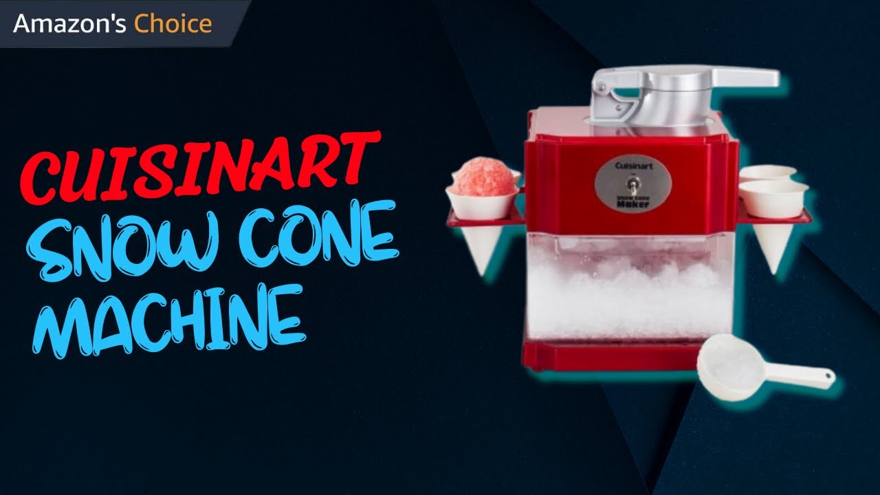 Cuisinart Snow Cone Maker Review: Fun for Parties