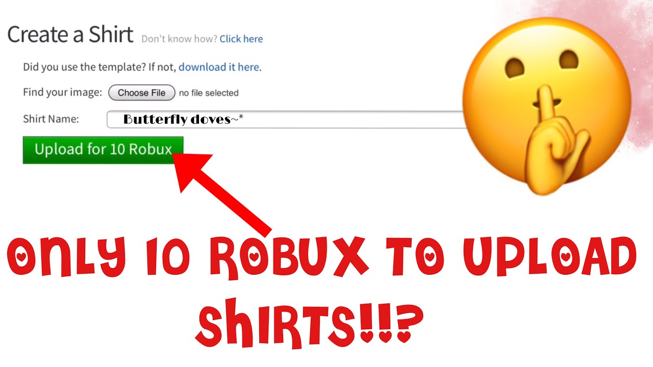 I discovered that you have to pay 10 robux now to upload a shirt