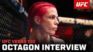 Gillian Robertson Octagon Interview | UFC Vegas 100