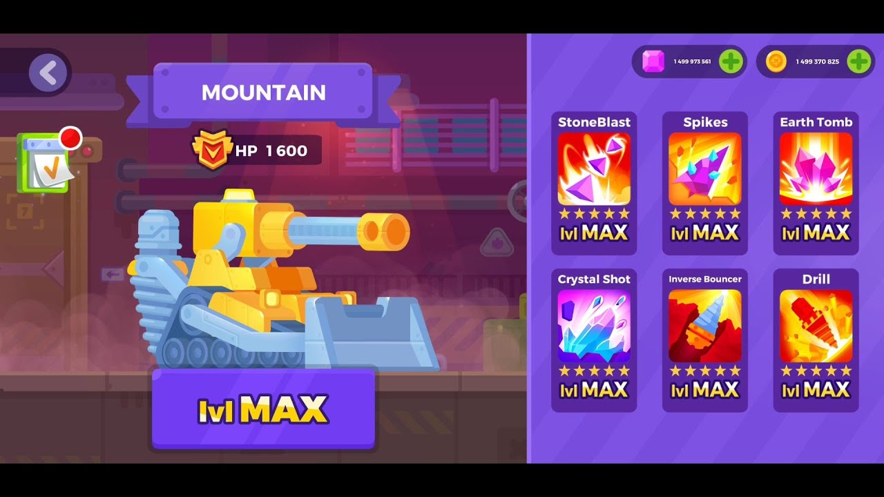 Tank Stars-All Tanks Max Upgraded