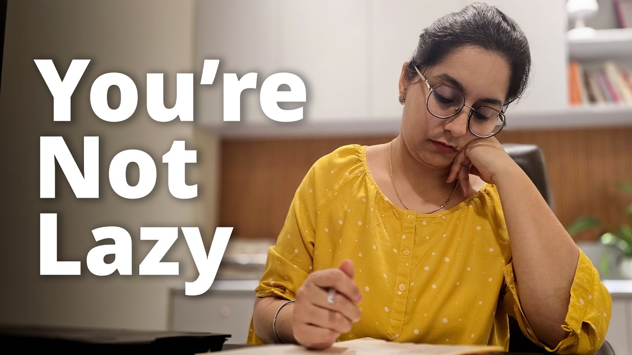 Stop Calling Yourself Lazy… This Is What’s Actually Happening - YouTube