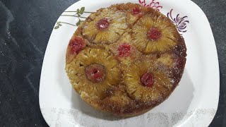 Pineapple Upside Down Cake with using wheat flour