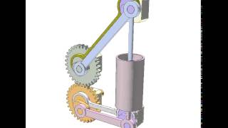 Piston without lateral force 2