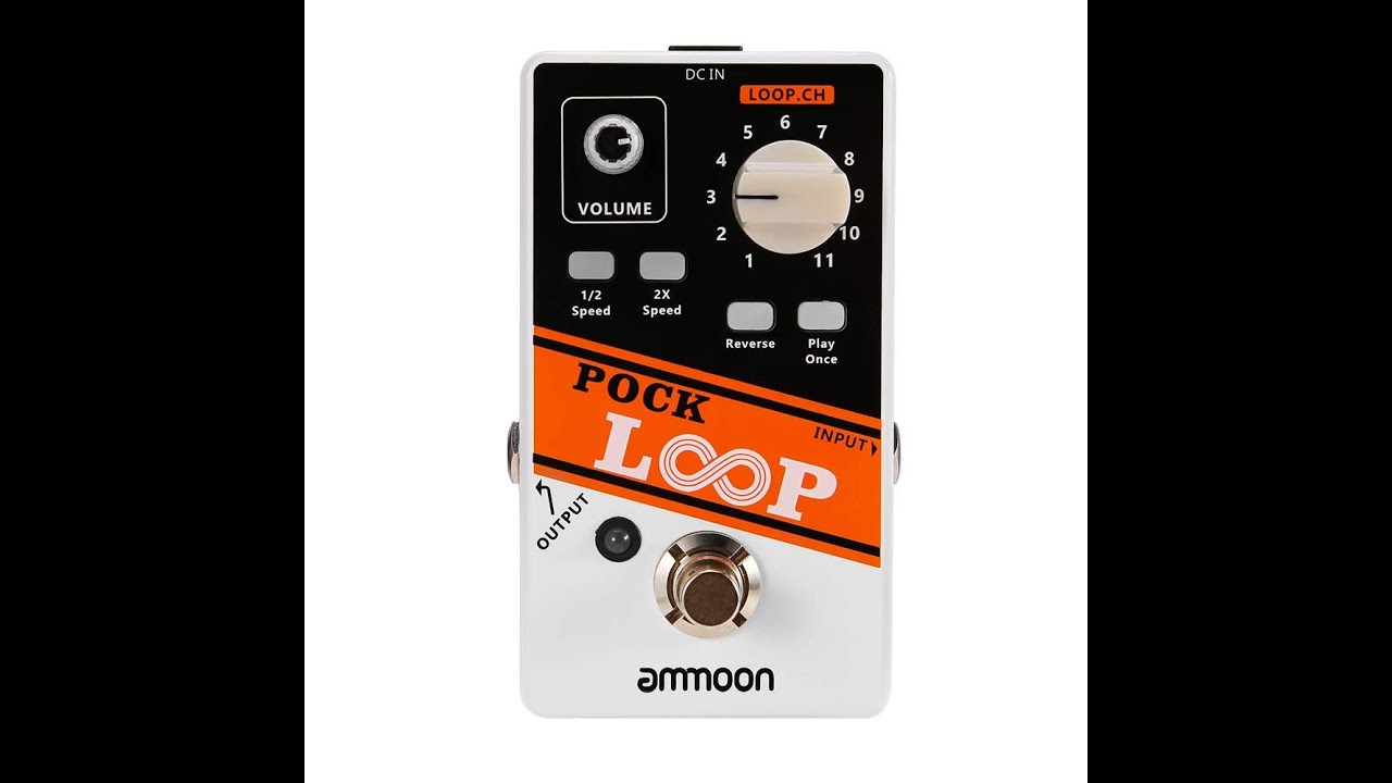 Ammoon PockLoop Looper, ESP LTD electric guitar EMG81 & EMG85 pickups, Fender Bronco 40 Bass Amp