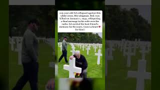 103-Year-Old Collapses at His 1945 Wingman's White Cross 🕊️