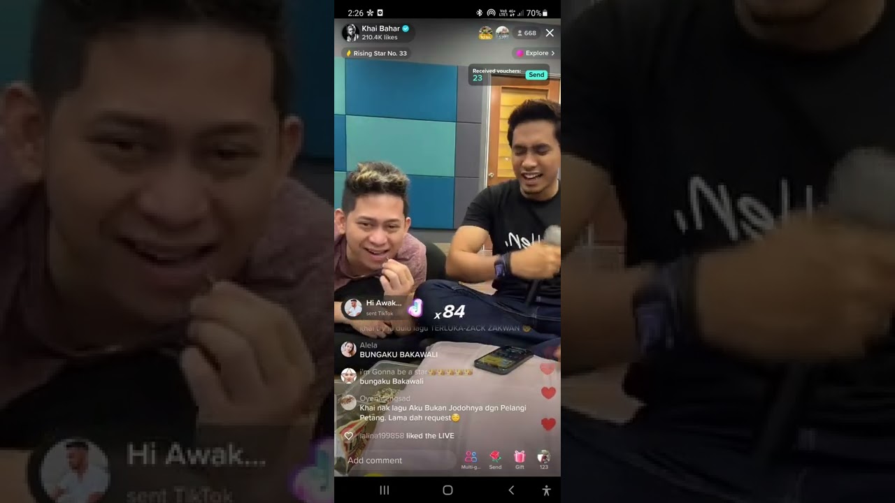 Khai Bahar - Cinta Kain Putih + Bunga Larangan | TikTok LIVE 13/10/2022