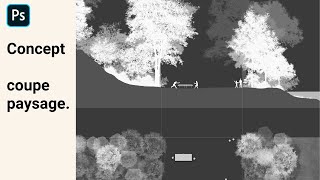 Tuto | J’ai utilisé des BRUSH pour une Coupe Paysage Photoshop - débutant screenshot 4