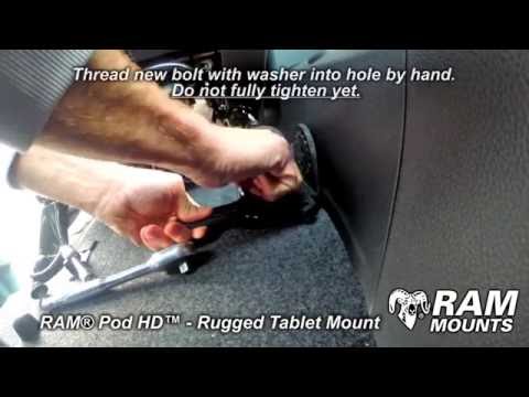RAM® Pod HD™ Installation Guide   Rugged Vehicle Tablet Mount