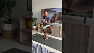 My yoga little girl 😀 #shorts #yoga