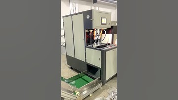 semi automatic bottle blowing machine,automatic drop bottle,connect to conveyor belt.