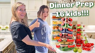 Dinner Meal Prep | Grocery Haul |16 kids!