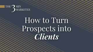 How Intimate Events Can Unlock Client Growth | 3 Min Marketer