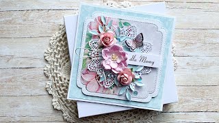 Mothers Day card || Kartka dla Mamy #altairart #stepbystepcardtutorial #papermona #diycard
