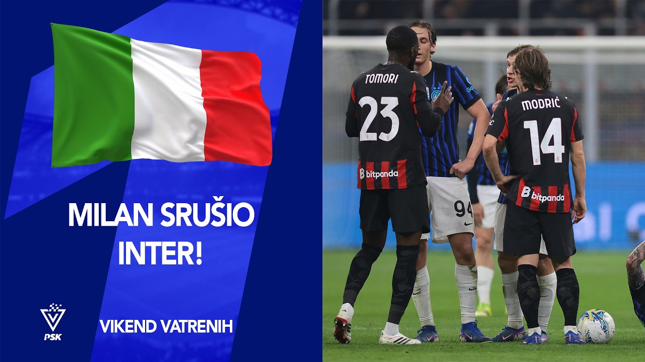 MODRIĆ SRUŠIO SUČIĆA! MILANU VELIKI DERBI PROTIV INTERA