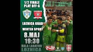 Loznica Grad - Winter sport Niš Prva futsal liga Srbije. Hala Lagator Loznica