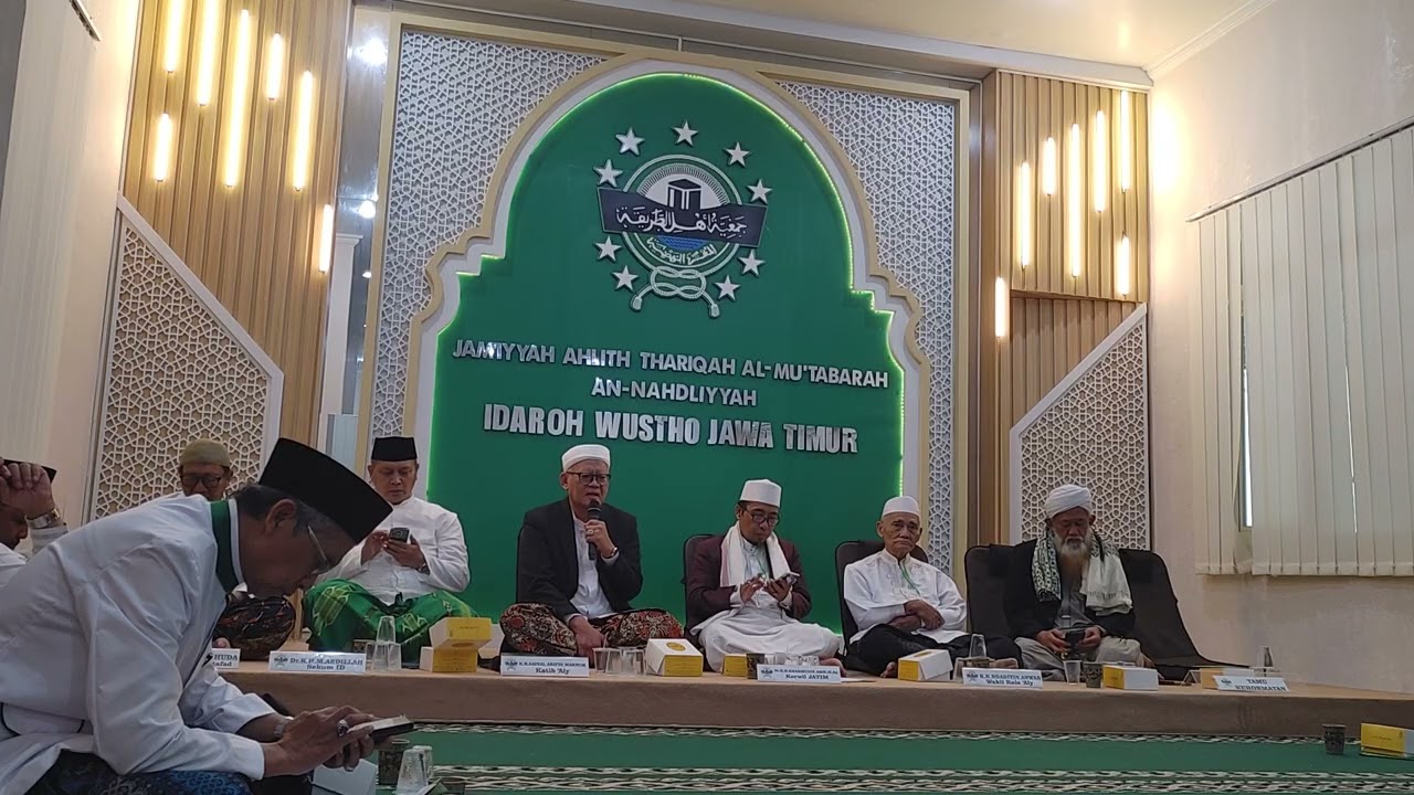 Katib Aly JATMAN K. H. Zainal Arifin Maksum Sambut Rapat Koordinasi Idarah Aliyah di Jawa Timur