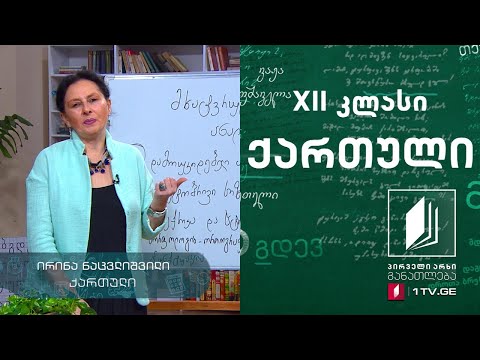 ქართული, აბიტურიენტის დრო  - მხატვრული ტექსტის ანალიზი, გაკვეთილი 3, #ტელესკოლა