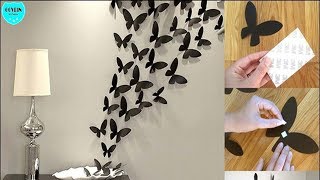 Diy Dekorasi Kamar Dengan Hiasan Kupu-Kupu Dari Kertas Origami C