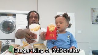 Once An For All Let Dooda Decide Who Got The Best Burger Father - Son Mukbangs