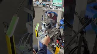 Semi-automatic U-PIN assembly machine for 0 degree /8 degree/15 degree 3D hinges#hingemakingmachine