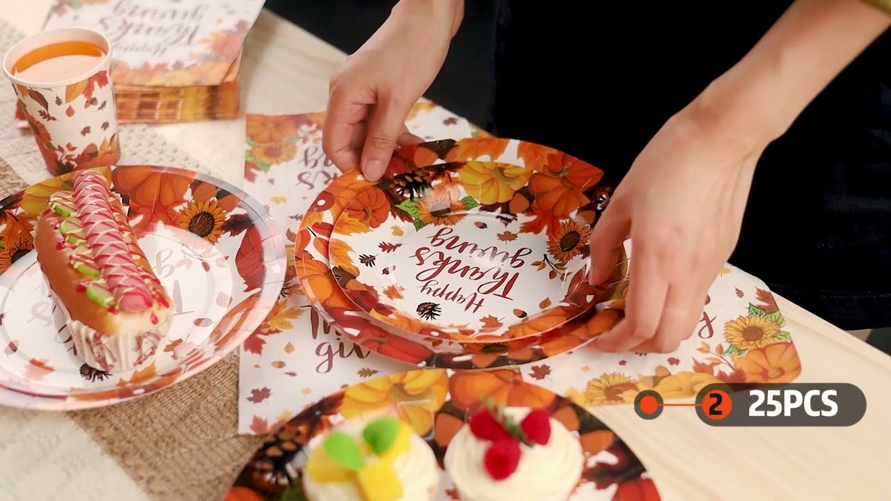 Thanksgiving party supplies