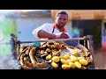 കുടൽ നിറച്ചതും ഓമന വറുത്തതും African Street Food In Kenya | Africa Malayalam Food Video  |