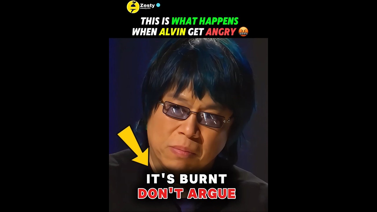 When Alvin Gets Angry 🤬⁉️ #masterchef