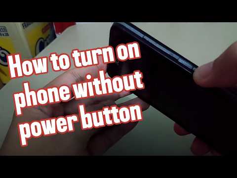 Turn on Android phone with defective power button