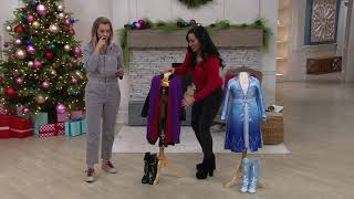 Disney's Frozen 2 Elsa or Anna Dress with Matching Boots on QVC