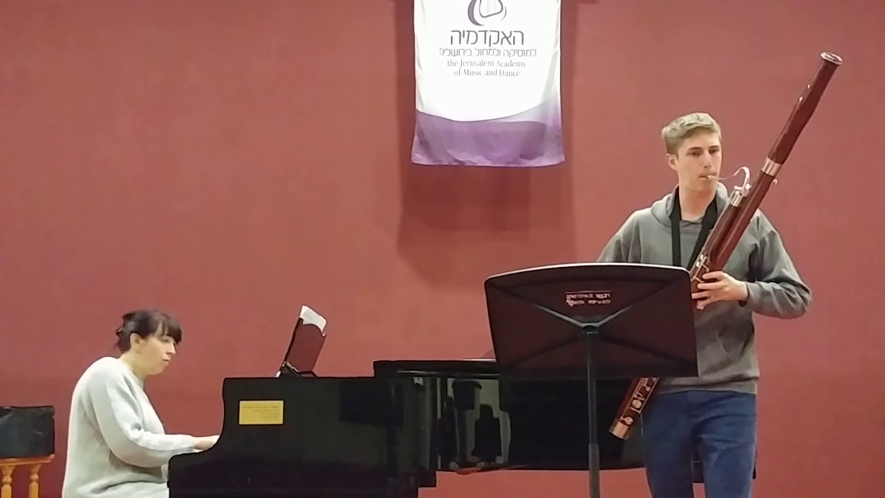 Hummel Bassoon Concerto first movement Lahav Ganchrow YouTube