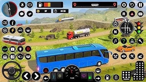 Indian Bus Driving Simulator Gameplay Part 10 - Harini Game Android Gameplay