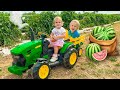 Chris and Alice in Farm stories for kids