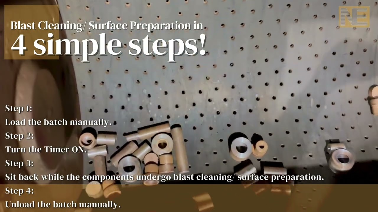 Tumblast Type Airless Shot Blasting Machine Model ATB 27 x 36