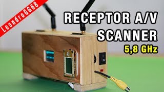 SCANNER  + RECEPTOR A/V  DIVERSITY 5,8 GHz – SCANNER + A / V RECEIVER  DIVERSITY 5.8 GHz