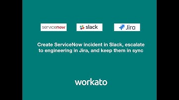 Work ServiceNow, JIRA and keep them in sync - from Slack