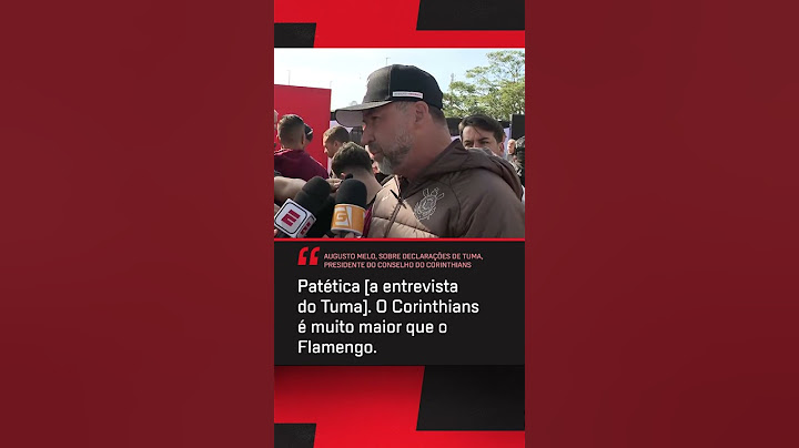 Augusto Melo rebate fala de Romeu Tuma Jr e diz que Corinthians é muito maior que Flamengo #shorts
