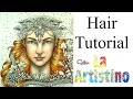 Colouring Tutorial: Colouring Shiny Hair in Dagdrommar.