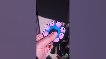 This Kirby zoetrope spinner came out great. #zoetrope #Animation #Kirby #nintendo