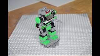 Battletech - Lego - Birth of a Battle Mech - Episode 65 Part 1 Executioner / Gladiator - Stop Motion
