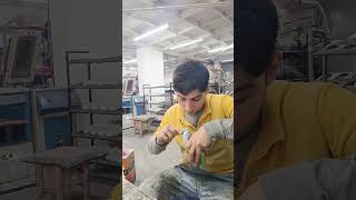 Heat-Activated Adhesive Coating — Full Surface Application on Footwear (43s Process Detail)