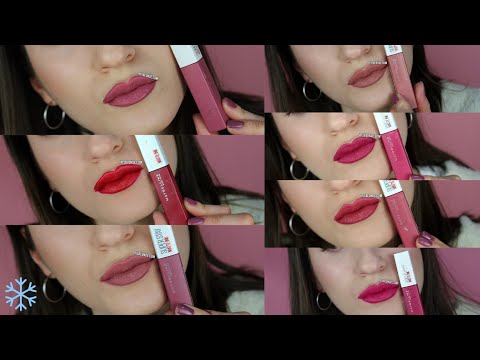 SWATCH DI TUTTE LE MIE SUPERSTAY MATTE INK DI MAYBELLINE|Iris Blonde -  YouTube