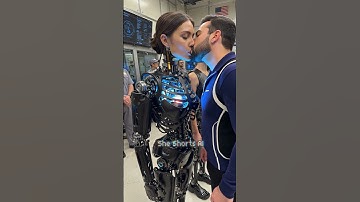 Guy Tries Out the Newest Girlfriend Robot at the Expo