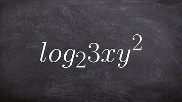 Learn how to expand a logarithmic expression using the product rule