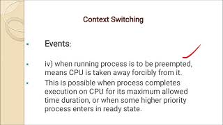 Context Switching in OS
