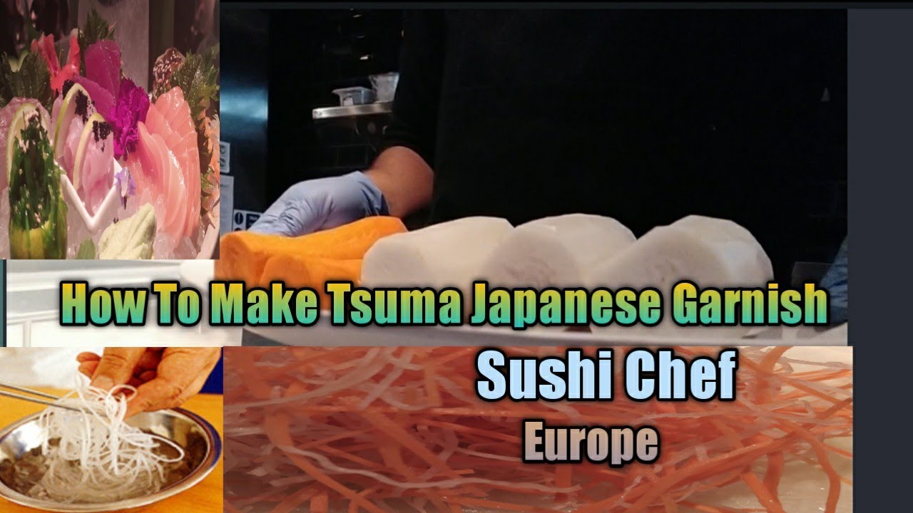 How To Make ( Daikon)Radiss And Carrot Tsuma /Japanese  Garnish  Easy and Best